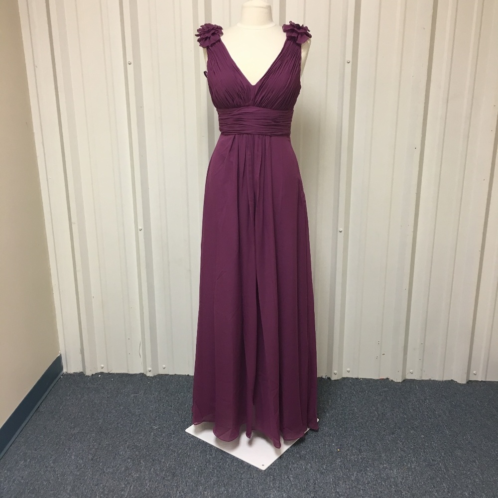 Royal Purple Chiffon Bridesmaid Prom Dress NEW